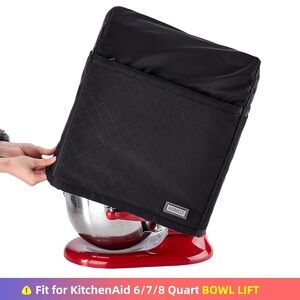 NWOT Homest Standing Mixer Quilted Cover Black